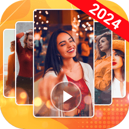 Video maker with photo & music icon