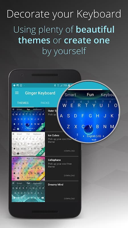 Ginger Keyboard - Emoji, GIFs screenshot 6