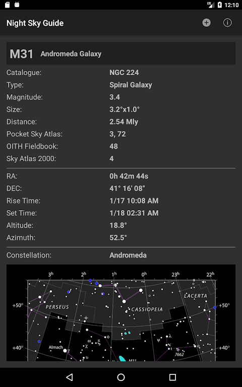 Night Sky Guide screenshot 1