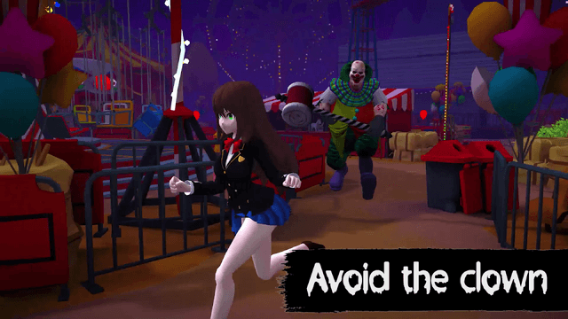 Anime Girls: Clown Horror screenshot 1