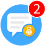 Privacy Messenger - Private SMS messages, Call app icon