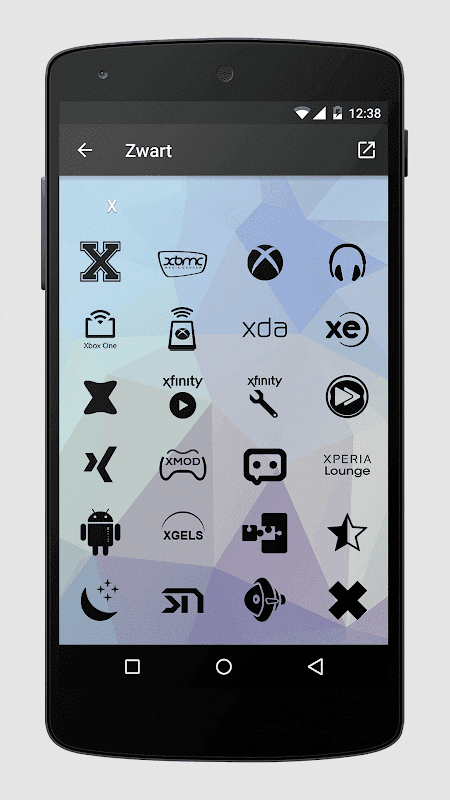 Zwart - Black Icon Pack screenshot 5