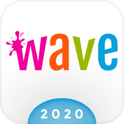 Wave Keyboard Background - Animations, Emojis, GIF icon
