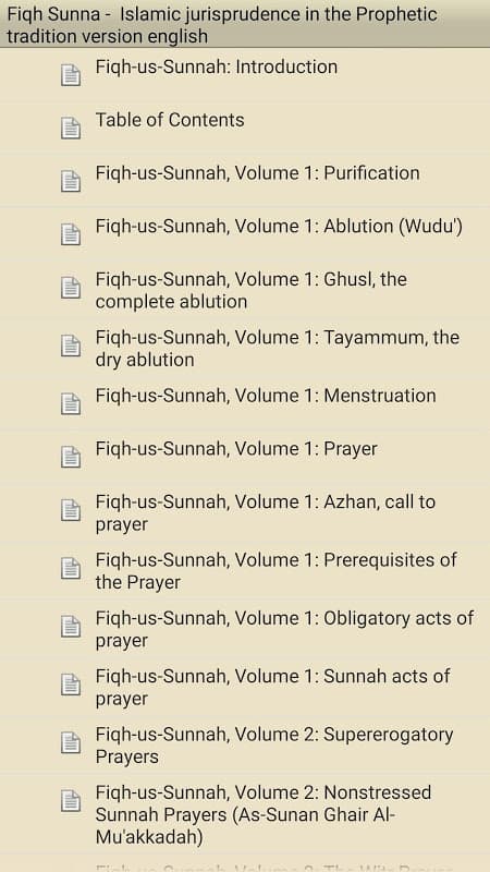 Fiqh Us-Sunnah By Sayyid Sabiq screenshot 2