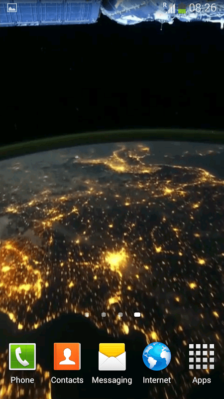 Earth View From Space LWP screenshot 1