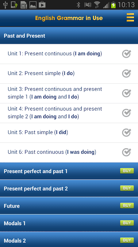 English Grammar in Use screenshot 1