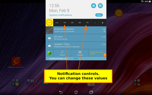 Brightness Control & Dimmer screenshot 1