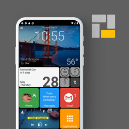 Square Home - Launcher : Windows style icon