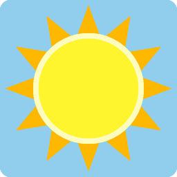 Sun position and path icon