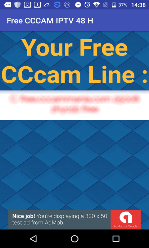 Best IPTV list and CCCAM line 48h screenshot 1