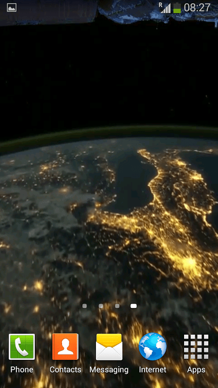 Earth View From Space LWP screenshot 5