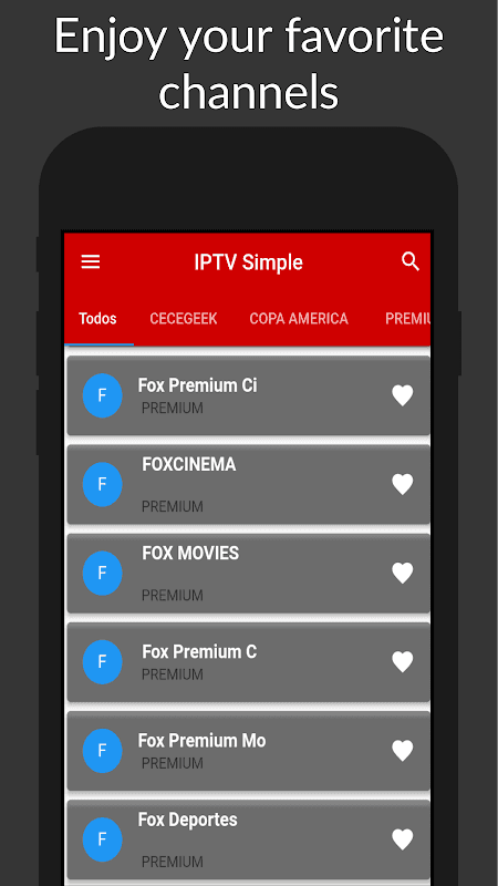 Simple IPTV player screenshot 2