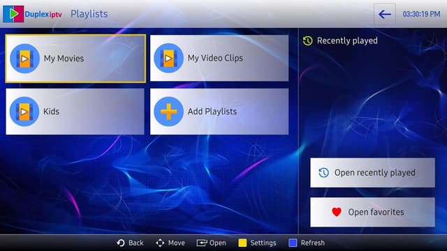 Duplex IPTV screenshot 1