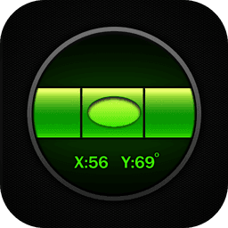 Spirit level and bubble level Meter icon
