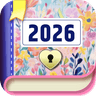 Diary with Lock: Daily Journal icon