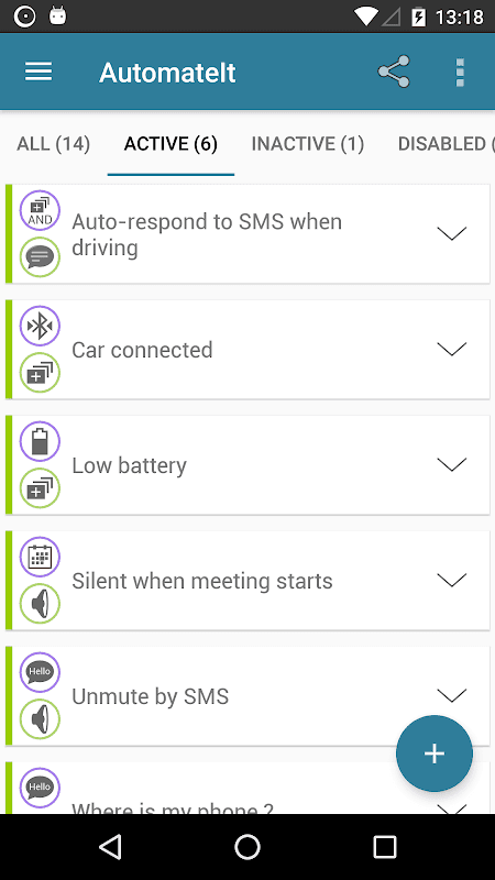AutomateIt - Automate tasks, save battery and more screenshot 3