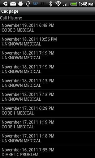 Cadpage screenshot 1