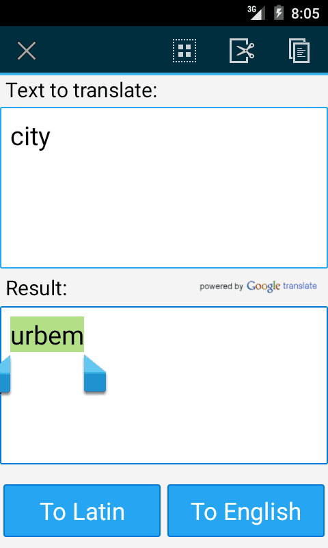 Latin English Translator screenshot 2