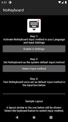 No Keyboard: Hideable keyboard screenshot 5