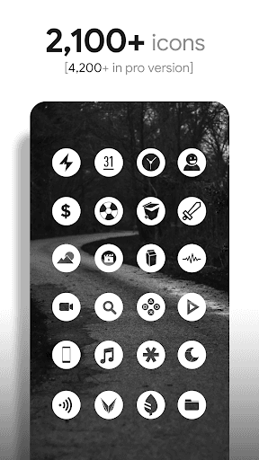 Light Void - Flat White Icons screenshot 2