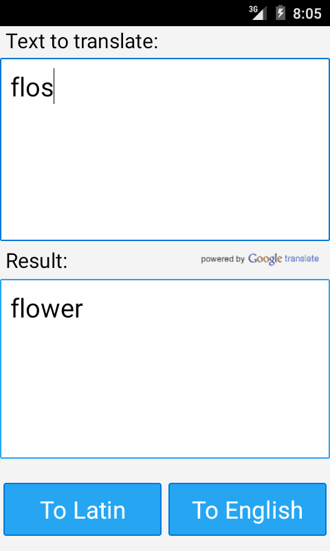 Latin English Translator screenshot 1