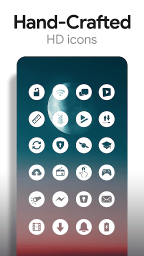 Light Void - Flat White Icons screenshot 3