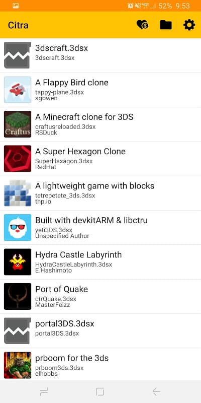 Citra Emulator screenshot 3
