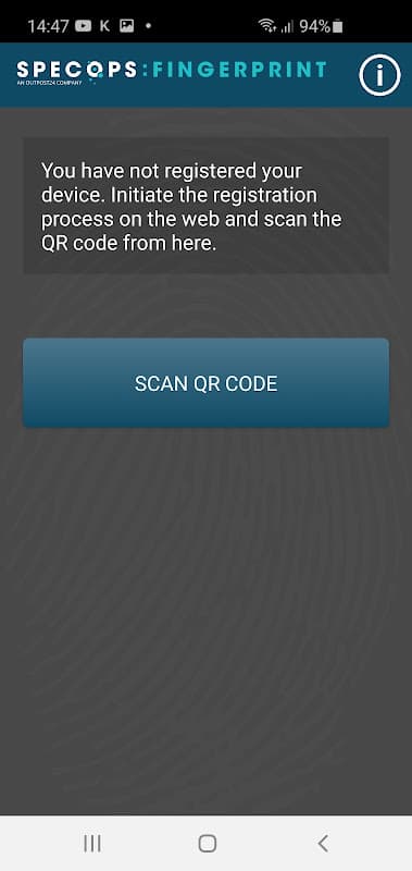 Specops Fingerprint screenshot 4