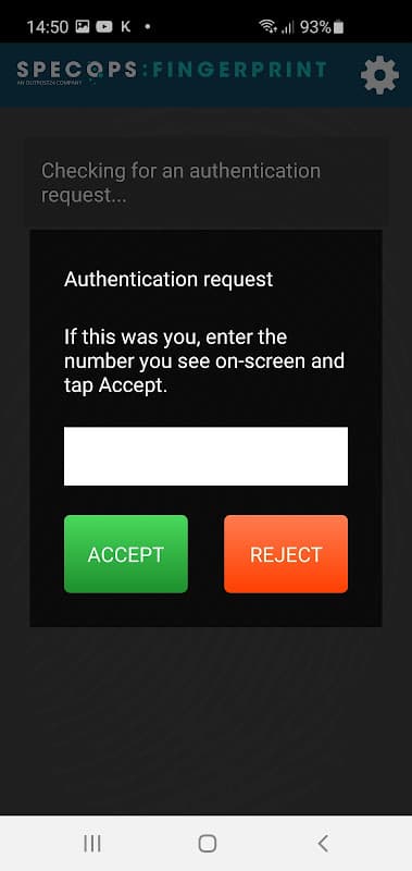Specops Fingerprint screenshot 5