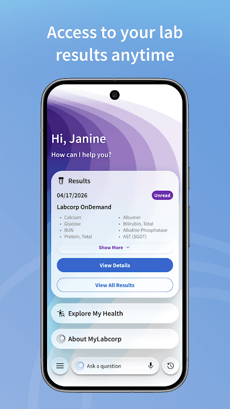 Labcorp | Patient screenshot 1