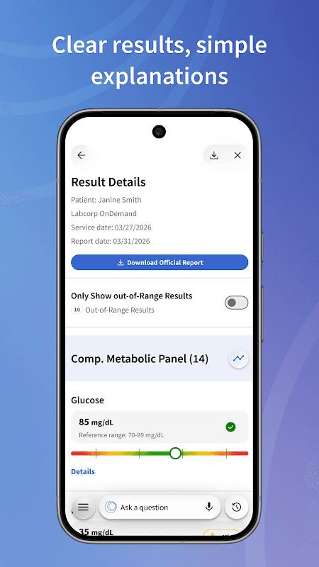 Labcorp | Patient screenshot 3