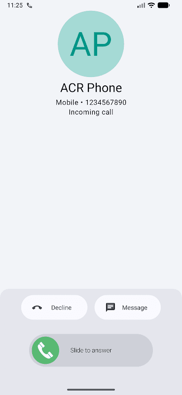 ACR Phone screenshot 1