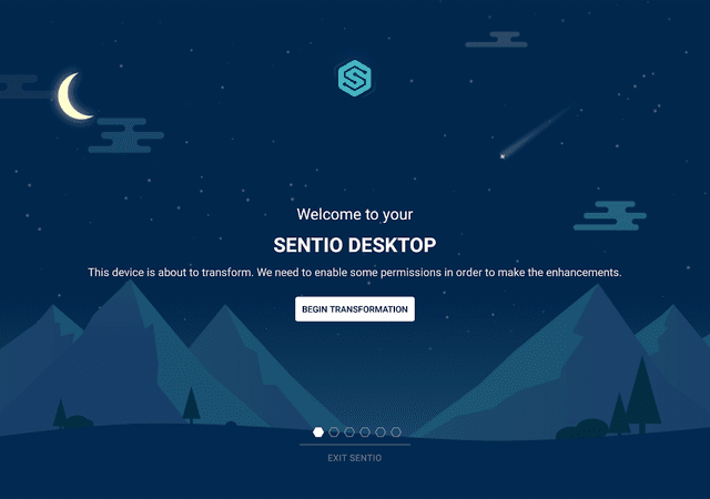 Sentio Desktop screenshot 1