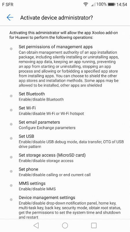 XDC Add-on: Huawei screenshot 1