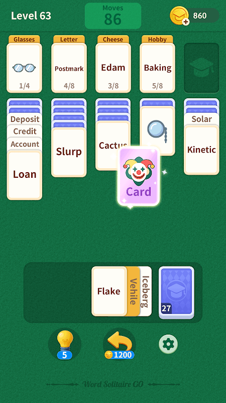 Word Solitaire Go screenshot 3
