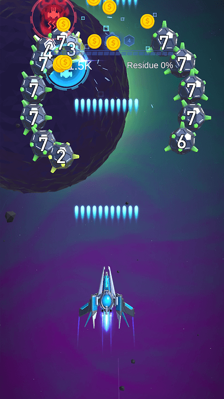 Dust Settle 3D - Galaxy Attack screenshot 6
