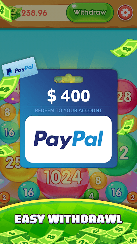 Amazing 2048 Merge:Real Money screenshot 1