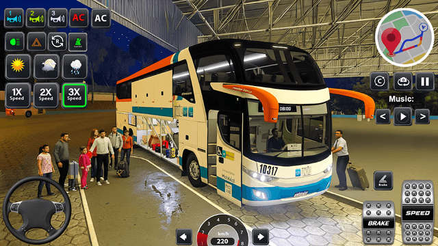 Modern Bus Driving 3D Game screenshot 1