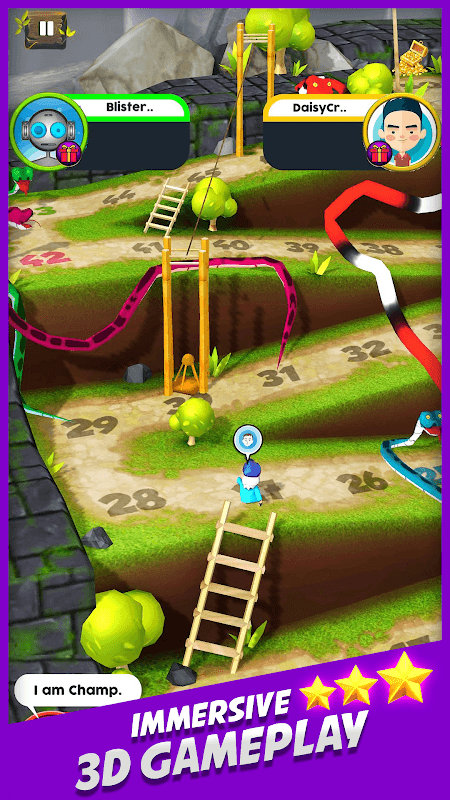 Snakes and Ladders 3D Online screenshot 1