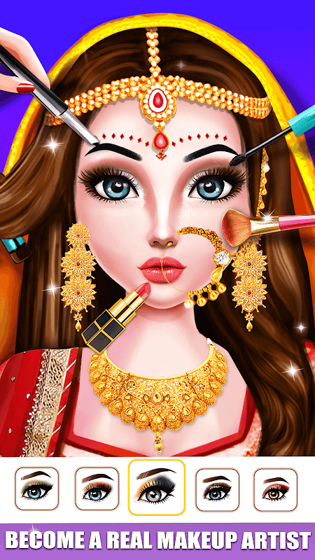 Fashion Dress up Bridal Makeup screenshot 3