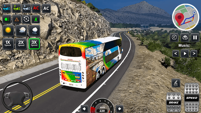 Modern Bus Driving 3D Game screenshot 4