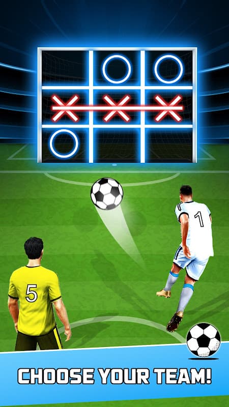 Tic Tac Toe- XOXO Football 3D screenshot 2