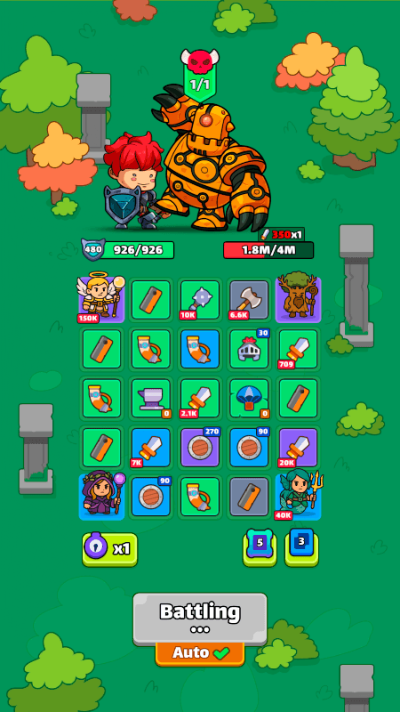 Lucky RPG — Roguelike Battler screenshot 5