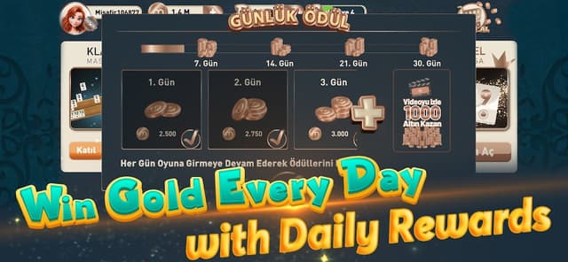 101 Okey Social Rummy Game screenshot 1