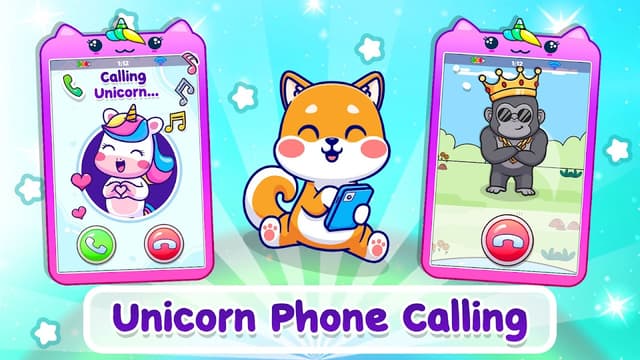 Unicorn phone mobile toy games screenshot 3