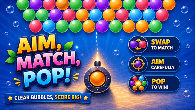 Bubble Shooter - Ocean Glow screenshot 1