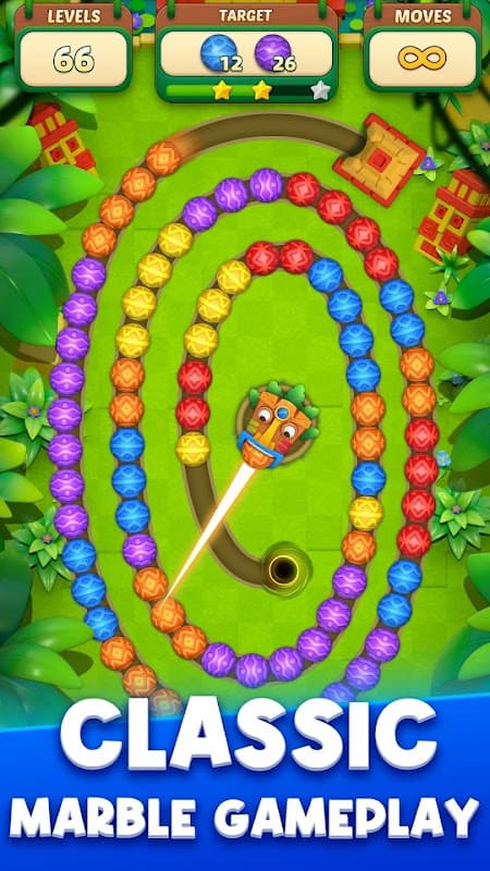 Marble Shooter: Classic Blast screenshot 1