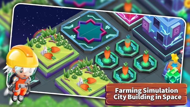 Space Farm: city farming game screenshot 1