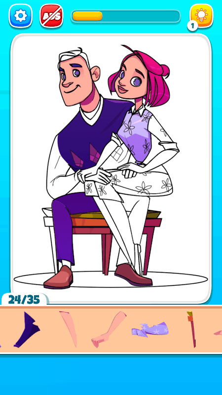 Coloring Puzzle HD Jigsaw screenshot 3