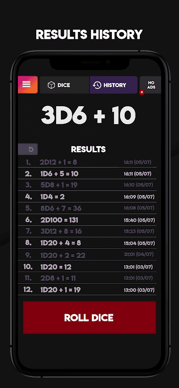 Rolld Virtual Dice screenshot 4
